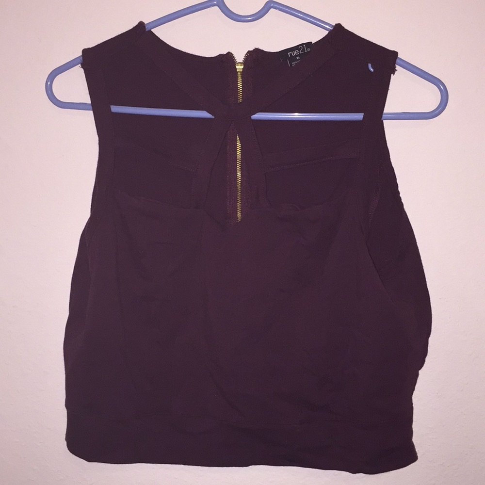 Crossed Crop Top